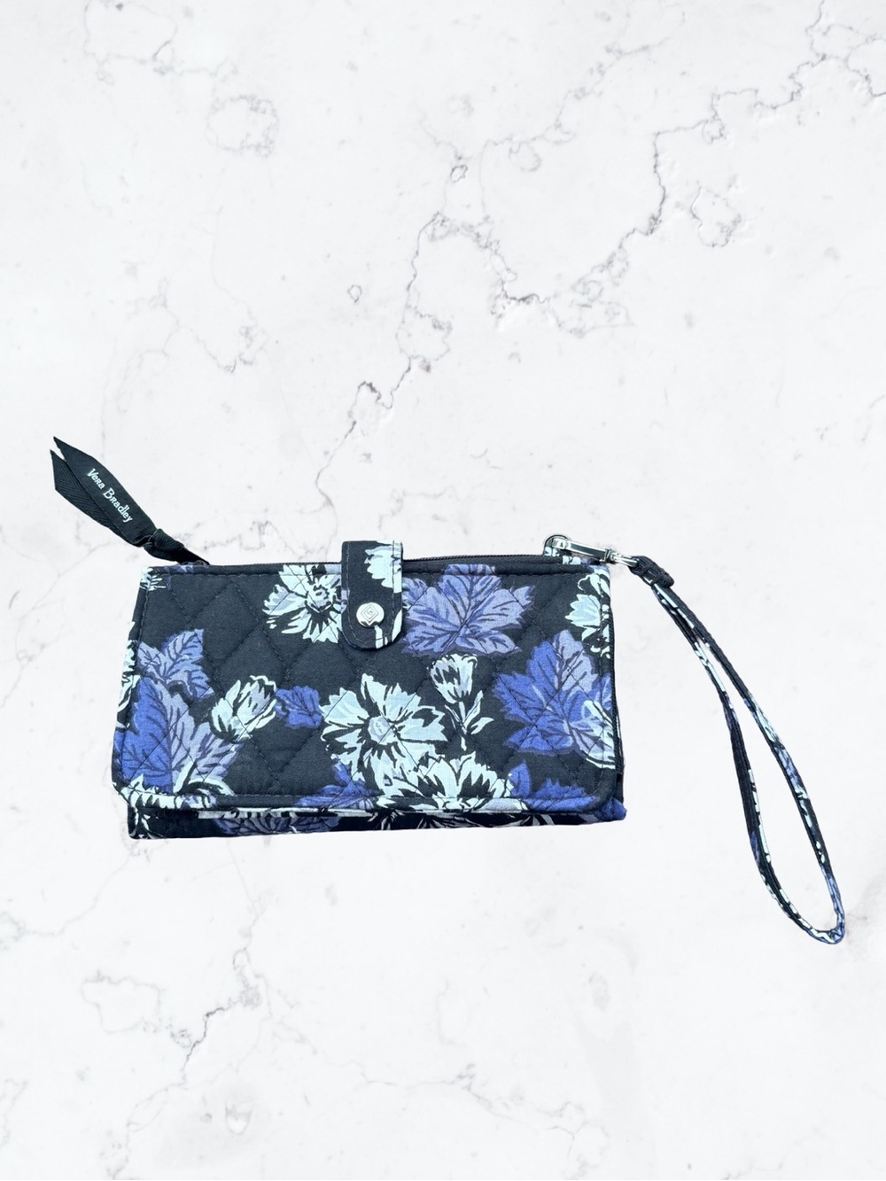 Vera Bradley Floral Quilted Wristlet Wallet